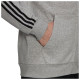 Adidas Ανδρική ζακέτα Essentials Fleece 3-Stripes Full-Zip Hoodie